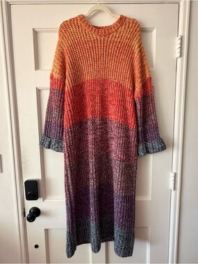Dressed in LaLa Ombré Sweater Dress